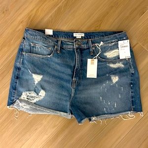 Good American 90s Shorts Indigo - Size 12 / 31